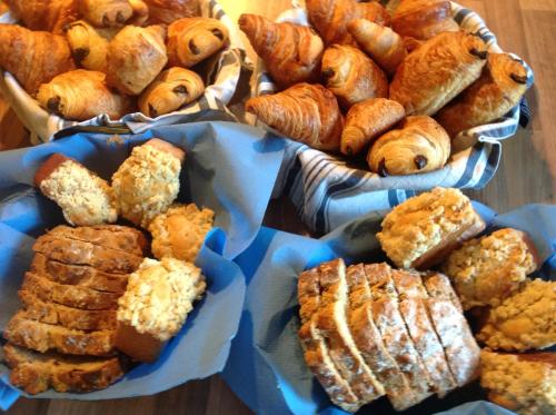 Opciones de desayuno disponibles en TheSecretGarden-France