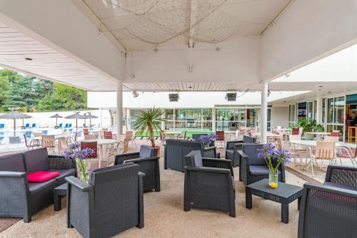 Posezení v ubytování Azureva Argeles