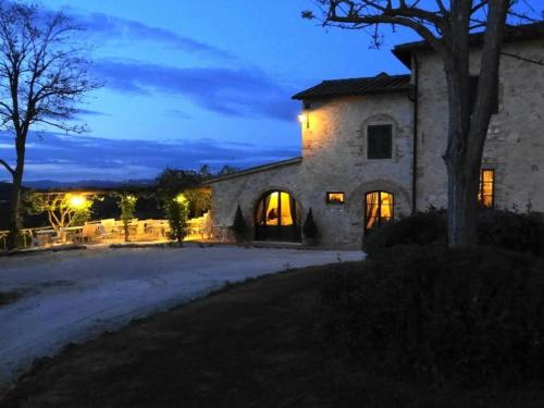 El edificio en el que está la estancia rural