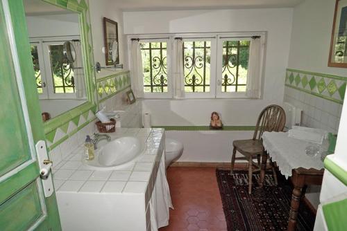 Ванна кімната в Chambres d'hôtes Il Monticello