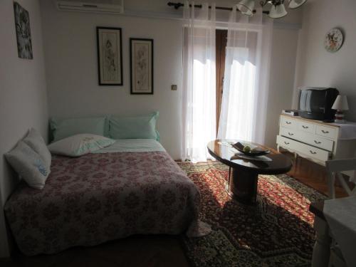 Кровать или кровати в номере Haus Silvia