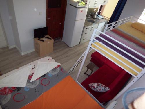 Postel nebo postele na pokoji v ubytování izmir Tatil Evi Beach Resort Seferihisar