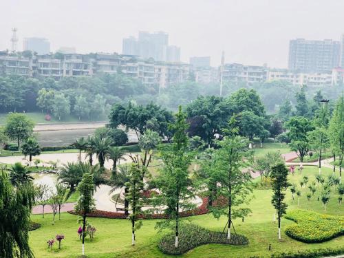 Zahrada ubytování Emei Mountain Xileer Hotel