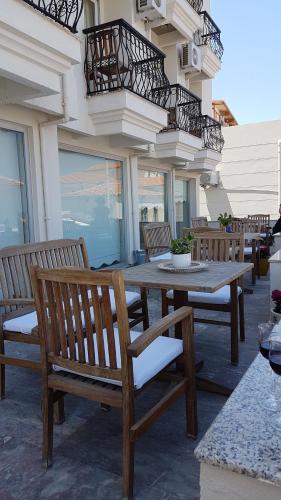 Μπαλκόνι ή βεράντα στο İleri Hotel & Apartments