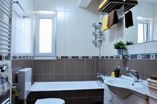 Apartmani Admiral tesisinde bir banyo