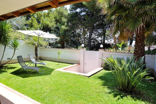 Jardín al aire libre en Villetta Carla