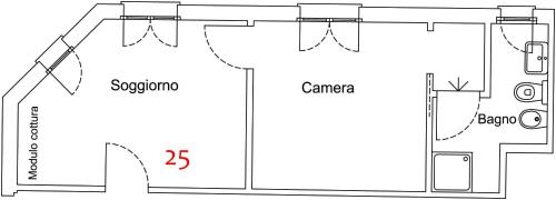 Plan de l'établissement Appartamenti Emmaus