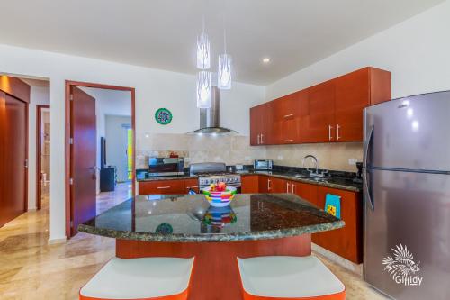 Kuchyň nebo kuchyňský kout v ubytování Estrella del Mar - Condo 101