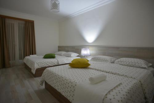 Кровать или кровати в номере Central apartments