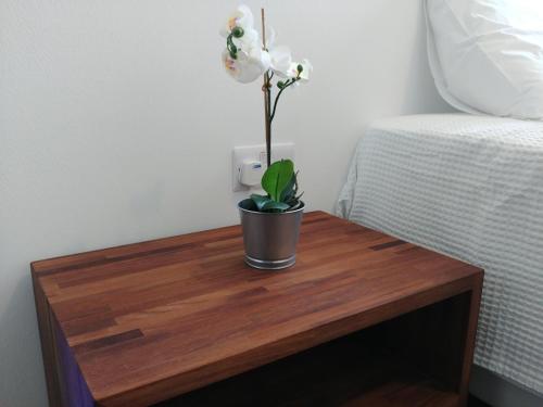 Кровать или кровати в номере Memory Apartments
