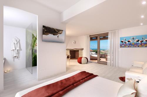 Posezení v ubytování Geco di Giada Art Suites - Adult Only