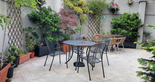 A porch or other outdoor area at The Diplomat Hotel 