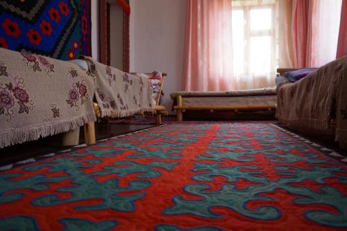 Un lugar para sentarse en Guest House Guljan