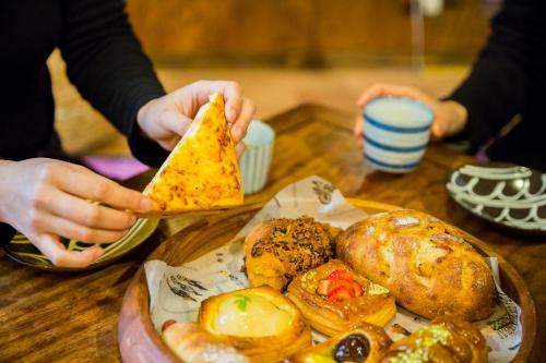 Jídlo v prázdninového domu nebo okolí