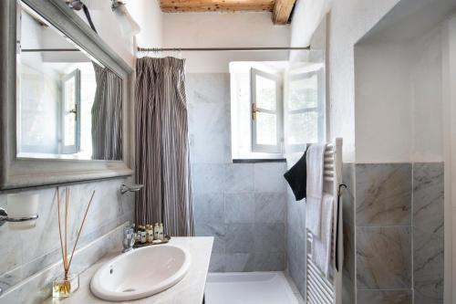 Ванна кімната в Eremo della Maddalena