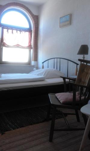Gasthaus "Zur Mühle"にあるベッド