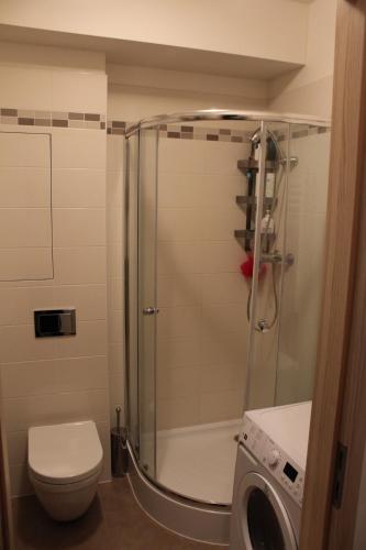 Bathroom sa Big Apartment 291 - Rezidence Eliska Prague 9