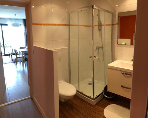 Phòng tắm tại Appartement Ultra cosy front de mer