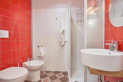 Koupelna v ubytování B&B DEL CORSO