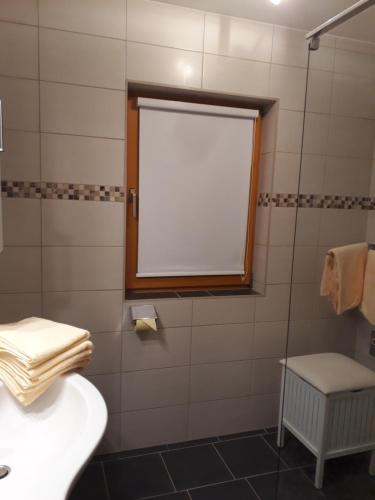 Koupelna v ubytování Ferienwohnung Dürnberger