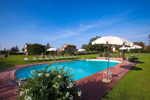 Bazén v ubytování Agriturismo I Pagliai nebo v jeho okolí