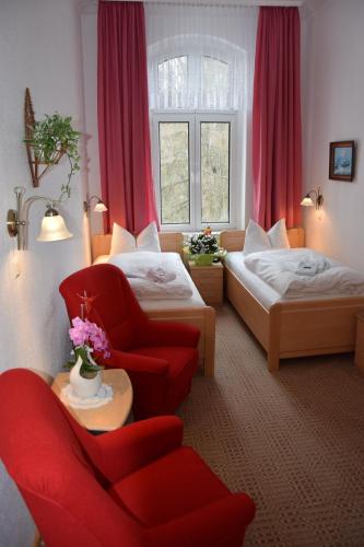 Hotel Nordlichtにあるベッド