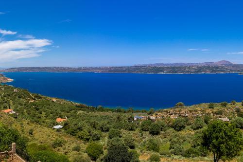 a view of a large body of water at Althea Maisonettes in Áptera