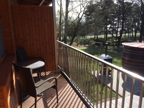 Балкон или терраса в Hotel Halászkert Badacsony