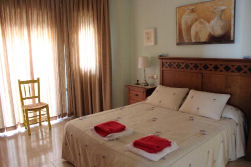 Cama o camas de una habitación en Villa Rural Campillo de Arenas