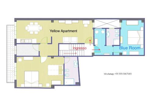 a floor plan of a house at Vittoria Colonna in Vittoria