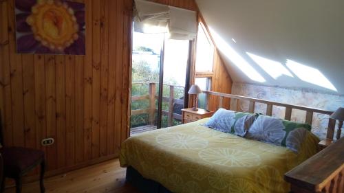 Cama o camas de una habitación en Algarrobo Suites