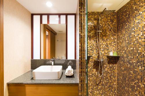 Vonios kambarys apgyvendinimo įstaigoje Asia Hotels Group (Poonpetch Chiangmai)