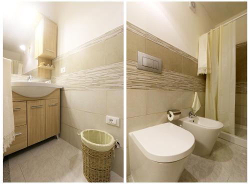 Koupelna v ubytování Corte Antica