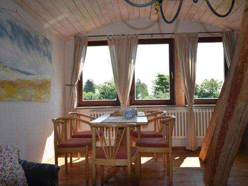Ruang duduk di Ferienwohnung Parkblick mit 3 Schlafzimmern