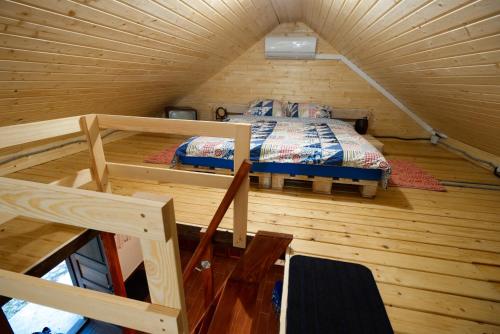 Katil atau katil-katil dalam bilik di Villa Pepeljuga kuća za odmor