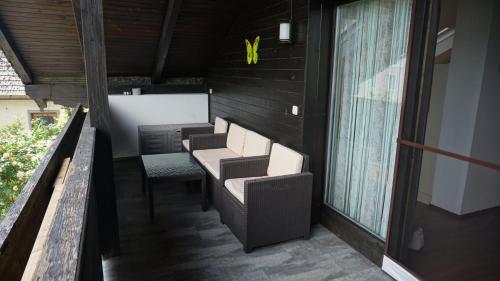 Posezení v ubytování Ferienwohnung Schicker