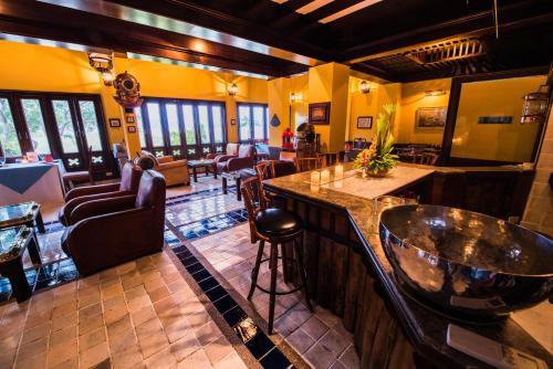 Restaurace v ubytování Rayong Resort Hotel โรงแรมระยองรีสอร์ท