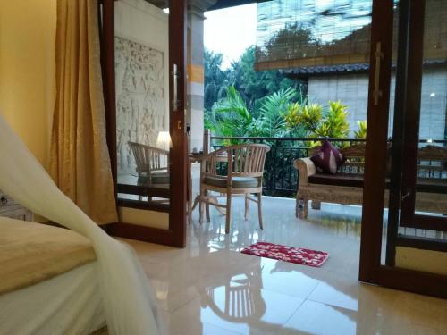 Posezení v ubytování Qiul Guest House