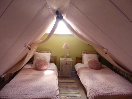 Кровать или кровати в номере La Fabiola