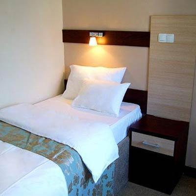 Postel nebo postele na pokoji v ubytování Hotel Leotar