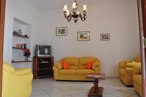 Гостиная зона в Hotel Residence Villa Teresa