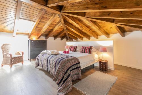 Ένα ή περισσότερα κρεβάτια σε δωμάτιο στο Molino de Saladilla