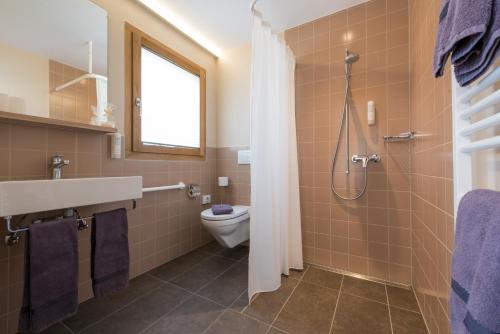 Koupelna v ubytování Berghotel Chäserstatt