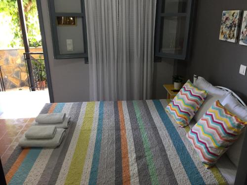 Cama o camas de una habitación en Kakovatos Studios