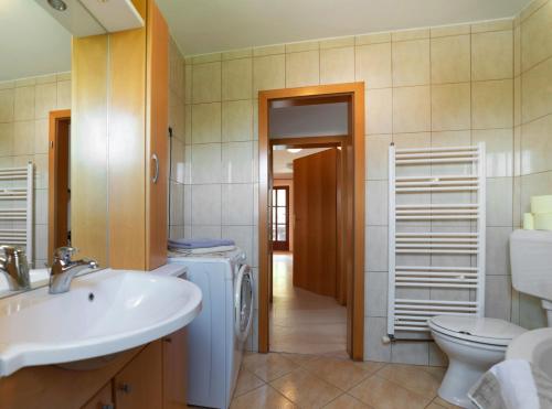 Koupelna v ubytování PLANINCA -hiša z razgledom