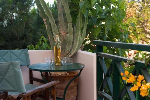 Μπαλκόνι ή βεράντα στο Stalis Lux Beach Apartment