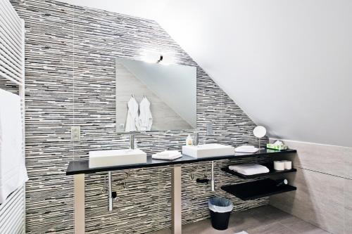 Koupelna v ubytování B&B Villa Curtricias