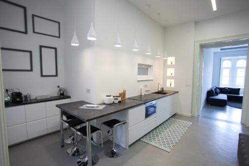 Virtuvė arba virtuvėlė apgyvendinimo įstaigoje Grand Loft Design
