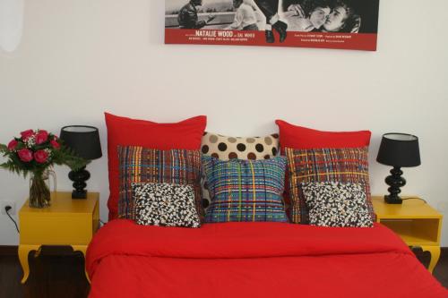 En eller flere senge i et værelse på Appartement 3 pièces, Krutenau, Parking privé