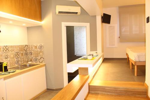 Η κουζίνα ή μικρή κουζίνα στο Casa Siciliabedda